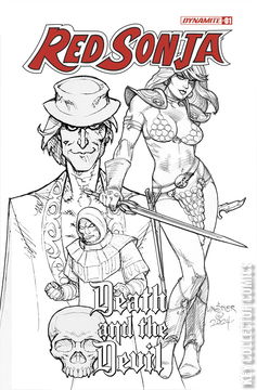 Variant Cover for Red Sonja: Death and the Devil #1