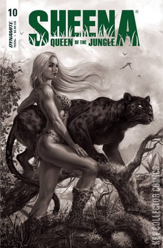 Variant Cover for Sheena, Queen of the Jungle #10