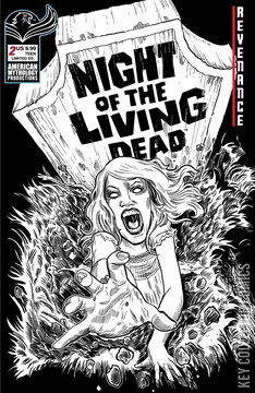 Variant Cover for Night of The Living Dead: Revenance #2