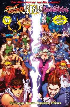 Variant Cover for Street Fighter vs. Darkstalkers #6