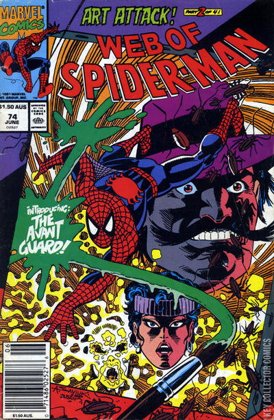 Webster Colcord Spider Man Web of Spider-Man #74 Published June 1991 | Key Collec