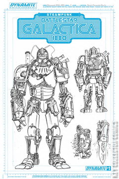 Variant Cover for Battlestar Galactica: Steampunk 1880 #1