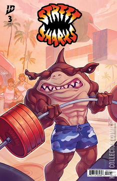 Variant Cover for Street Sharks #3
