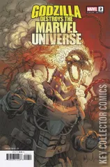 Variant Cover for Godzilla Destroys the Marvel Universe #2