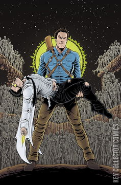 Variant Cover for Army of Darkness vs. Reanimator: Necronomicon Rising #5