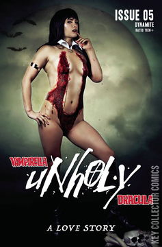 Variant Cover for Vampirella / Dracula: Unholy #5