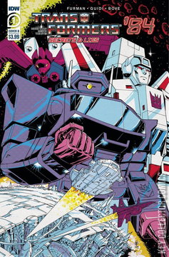 Variant Cover for Transformers '84: Secrets and Lies #1
