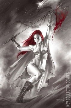 Variant Cover for Red Sonja: Black, White, Red #5