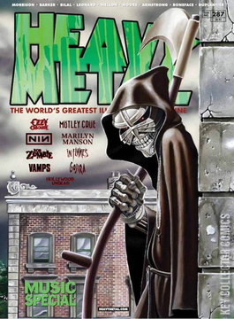 Variant Cover for Heavy Metal #287