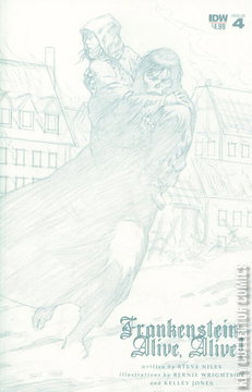 Variant Cover for Frankenstein Alive, Alive! #4