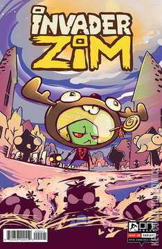 Variant Cover for Invader Zim #9