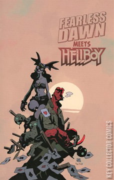 Variant Cover for Fearless Dawn Meets Hellboy #0