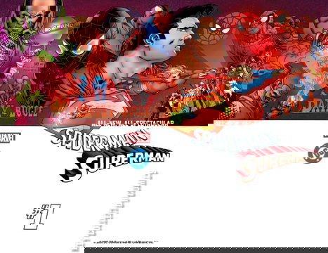 Variant Cover for Marvel / DC: Spider-Man / Superman #1