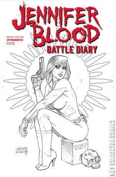 Variant Cover for Jennifer Blood: Battle Diary #3