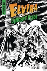 Variant Cover for Elvira Meets Vincent Price #5