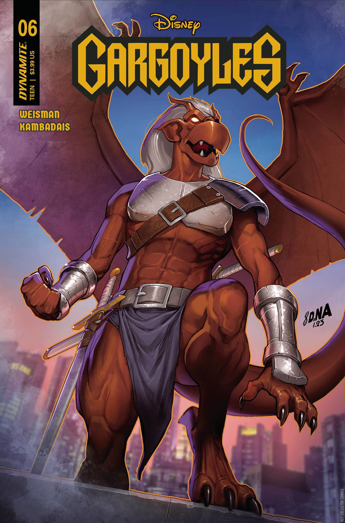 Cover art for Gargoyles #6