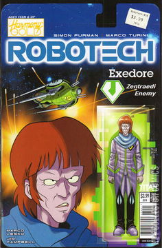 Variant Cover for Robotech #10