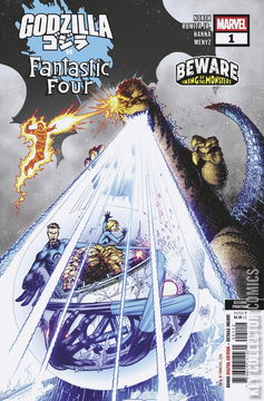 Variant Cover for Godzilla vs Fantastic Four #1