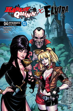 Variant Cover for Harley Quinn x Elvira #4