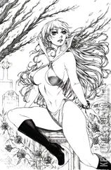 Variant Cover for Vampirella: Dead Flowers #3