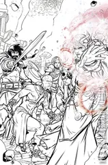 Variant Cover for Mighty Barbarians #4