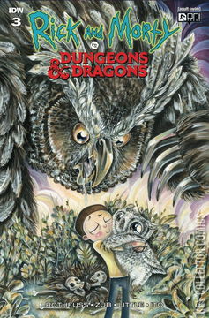 Variant Cover for Rick and Morty vs. Dungeons & Dragons #3