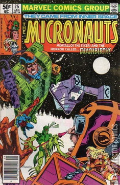 Variant Cover for Micronauts #25
