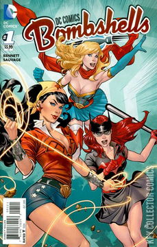 Variant Cover for DC Comics: Bombshells #1