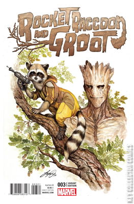 Rocket Raccoon and Groot