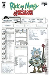 Variant Cover for Rick and Morty vs. Dungeons & Dragons #4