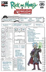 Variant Cover for Rick and Morty vs. Dungeons & Dragons II: Painscape #2