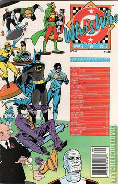 Variant Cover for Who's Who: The Definitive Directory of the DC Universe Update '88 #2