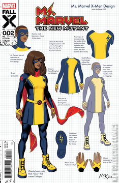 Variant Cover for Ms. Marvel: The New Mutant #2