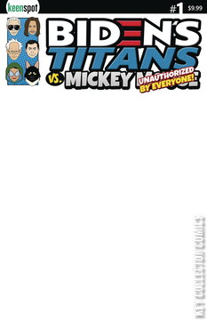 Variant Cover for Biden's Titans vs. Mickey Mouse #1