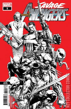 Variant Cover for Savage Avengers #5