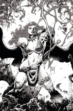 Variant Cover for Red Sonja: Black, White, Red #1