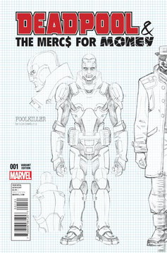 Variant Cover for Deadpool and the Mercs for Money #1