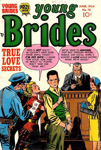 Cover art for Young Brides #16