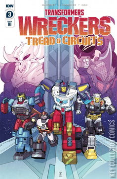 Variant Cover for Transformers: Wreckers - Tread & Circuits #3