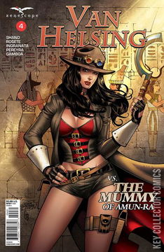 Variant Cover for Van Helsing vs. The Mummy of Amun-Ra #4