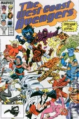 Cover for West Coast Avengers #28