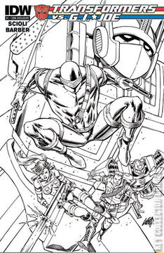 Variant Cover for Transformers vs. G.I. Joe #1