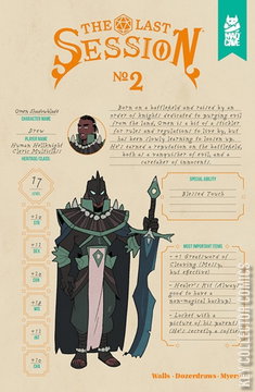 Variant Cover for The Last Session #2