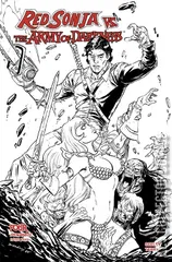 Variant Cover for Red Sonja vs. The Army of Darkness #4