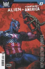Variant Cover for Alien vs. Captain America #2