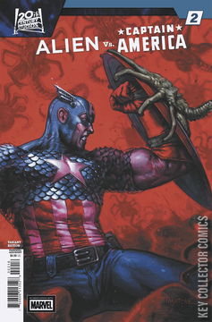 Variant Cover for Alien vs. Captain America #2