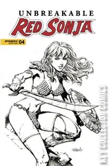 Variant Cover for Unbreakable Red Sonja #4