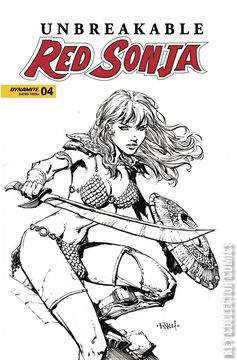 Variant Cover for Unbreakable Red Sonja #4