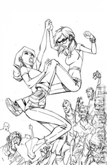 Variant Cover for Fanboys vs. Zombies #3