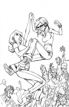 Variant Cover for Fanboys vs. Zombies #3